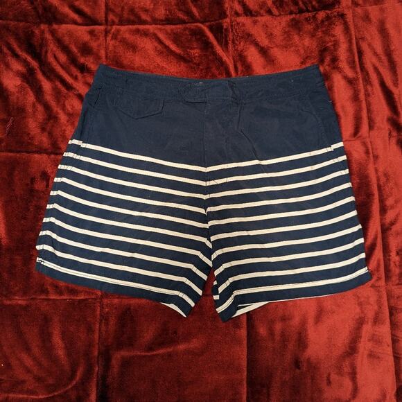 J Crew Striped Swim Shorts, Size 31 - Picture 1 of 8